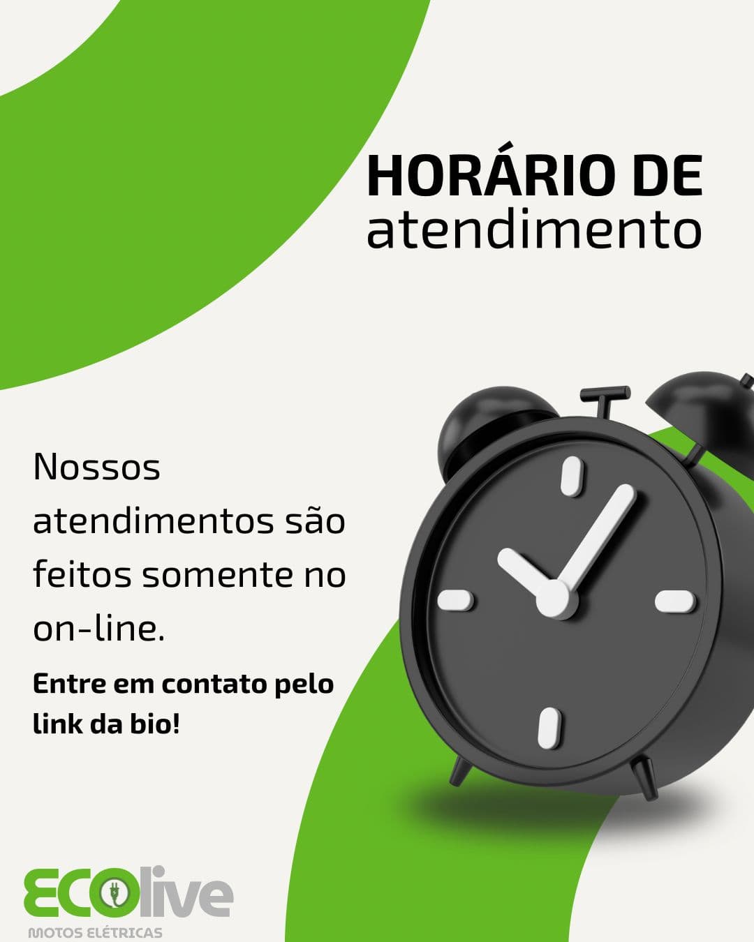 Horário de atendimento